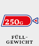 250g Füllgewicht