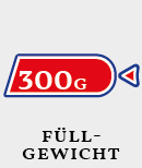 300g Füllgewicht