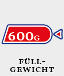 600g Füllgewicht