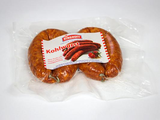 Kohlwurst geräuchert im Ring 360g (verpackt)