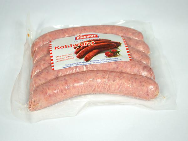 Kohlwurst luftgetrocknet 500g (verpackt)